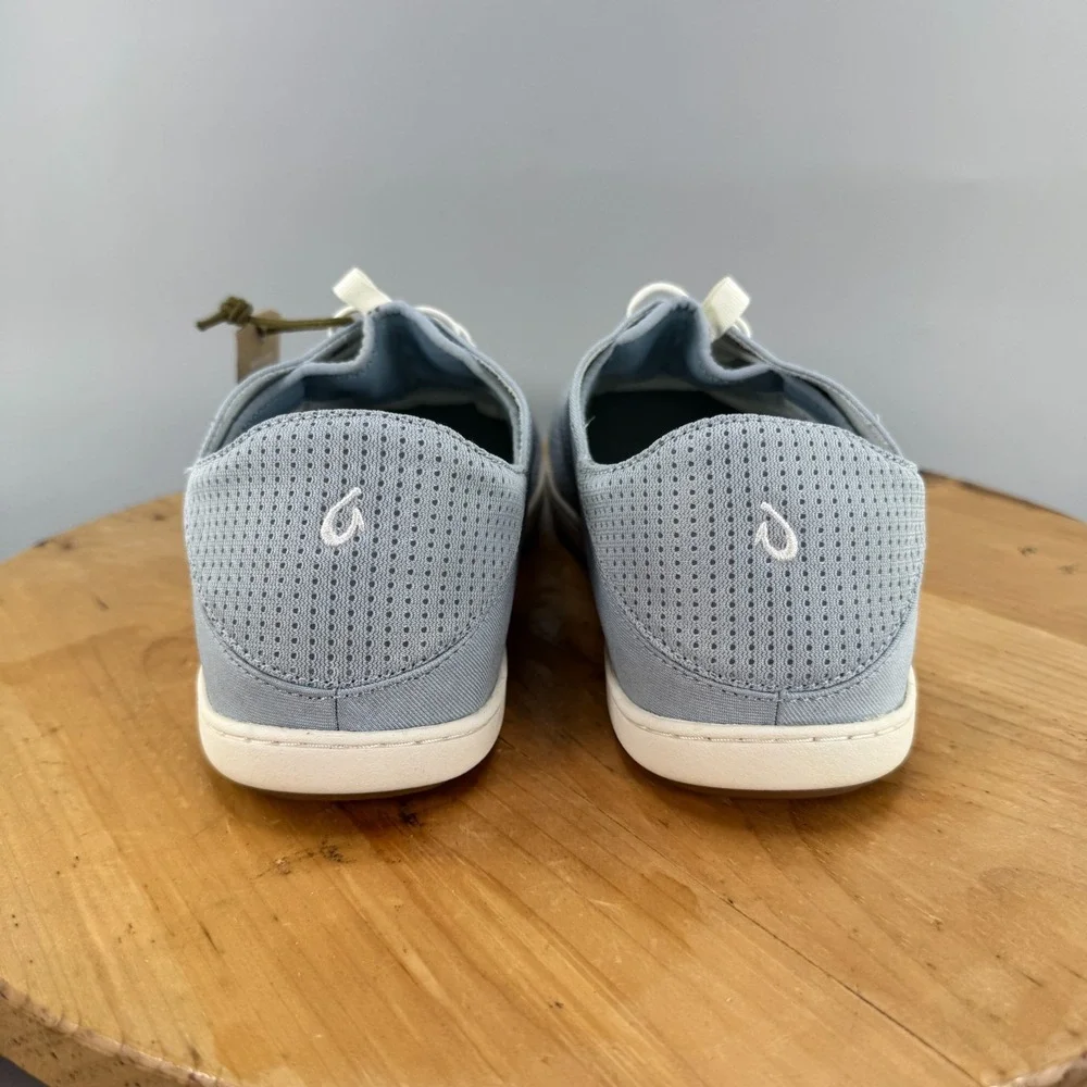 OluKai Nohea Moku Mens Size 13 Light Denim Blue Slip On Casual Sneakers NEW